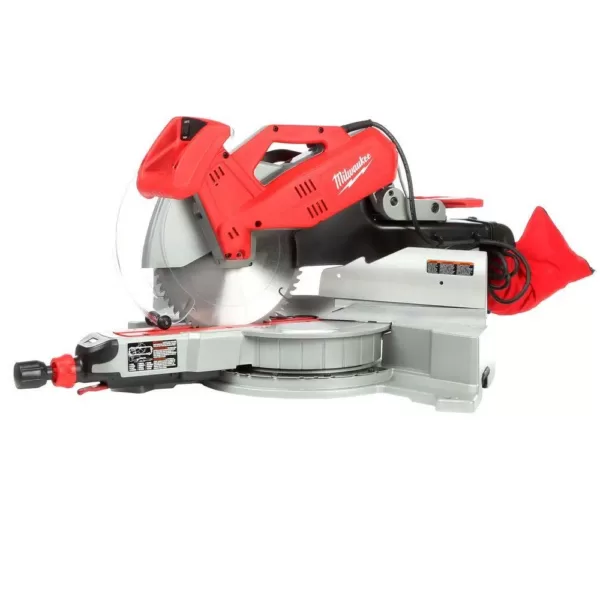 Milwaukee 12 in. Sliding Dual Bevel Miter Saw with Folding Miter Saw Stand