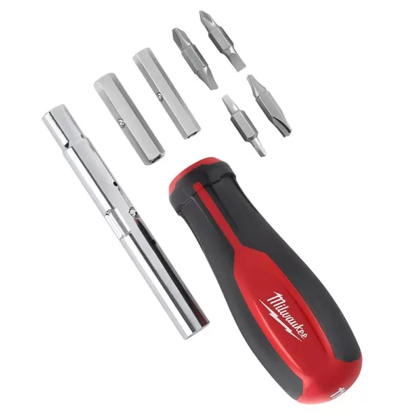 Milwaukee 11-in-1 Multi-Tip Screwdriver with ECX Driver Bits