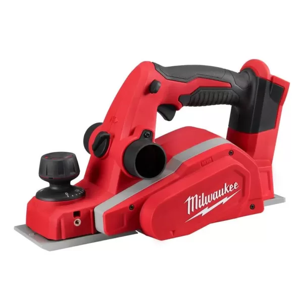 Milwaukee M18 18-Volt Lithium-Ion Cordless 3-1/4 in. Planer (Tool-Only)