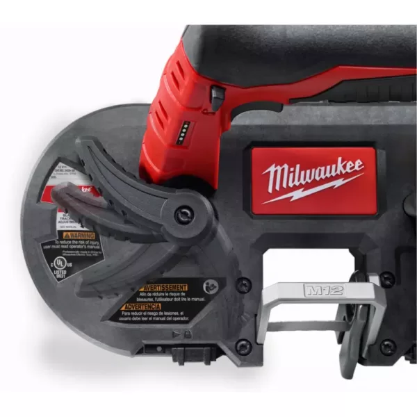 Milwaukee M12 12-Volt Lithium-Ion Cordless Sub-Compact Band Saw XC Kit with (1) 3.0h Battery, Charger & Hard Case