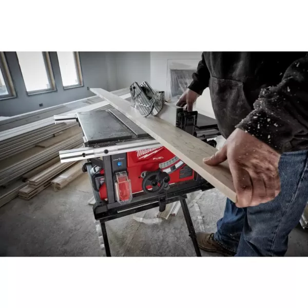 Milwaukee M18 FUEL ONE-KEY 18-Volt Lithium-Ion Brushless Cordless 8-1/4 in. Table Saw Kit with (1) 12.0Ah Battery and Stand