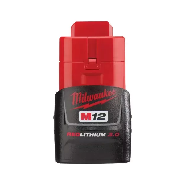 Milwaukee M12 12-Volt Lithium-Ion Extended Capacity Battery Pack Combo W/ 6.0Ah and 3.0Ah Batteries