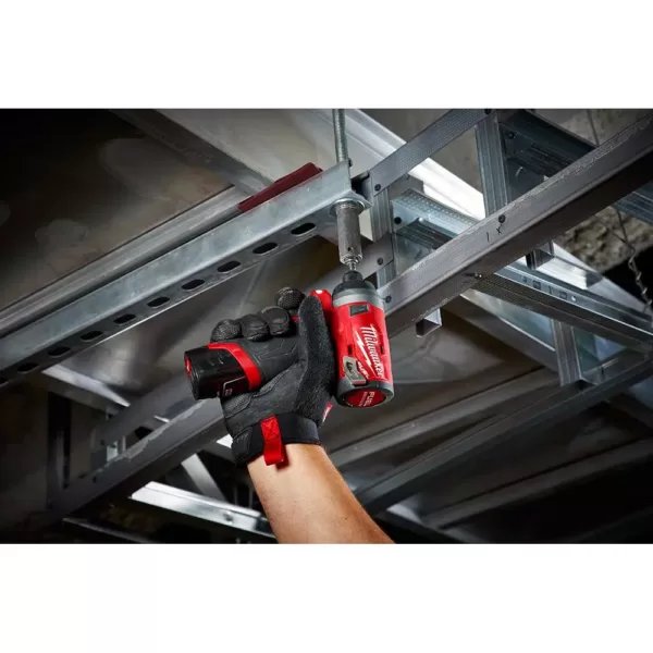 Milwaukee M12 FUEL 12-Volt Lithium-Ion Brushless Cordless Hackzall and Impact Driver Combo Kit (2-Tool) with 2-Batteries and Bag