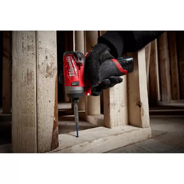 Milwaukee M12 FUEL 12-Volt Li-Ion Brushless Cordless Hammer Drill and Impact Driver Combo Kit (2-Tool)W/ Free M12 HACKZALL