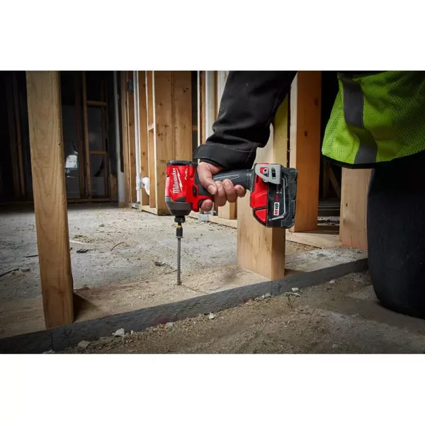 Milwaukee M18 FUEL 18-Volt Lithium-Ion Brushless Cordless Hammer Drill/ 3/4 in. Impact Wrench/ Impact Driver Combo Kit (3-Tool)