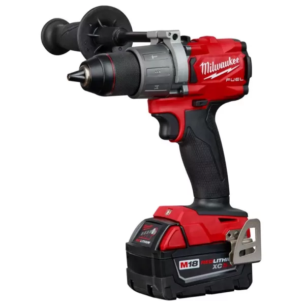 Milwaukee M18 FUEL 18-Volt Lithium-Ion Brushless Cordless Combo Kit (3-Tool) w/(2) 5Ah Batteries, Charger and Tool Bag