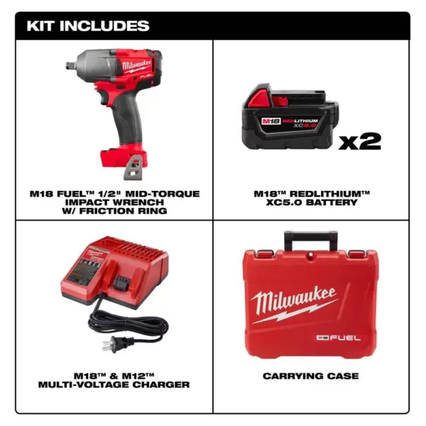 Milwaukee 3/8 in. & 1/4 in. SAE/Metric Ratchet & Socket Mechanics Tool Set (117-Pc) W/Impact Wrench Kit & PACKOUT Set (4-Piece)