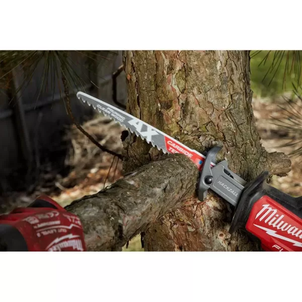 Milwaukee 12 in. 3 TPI Pruning Carbide Teeth Wood Cutting SAWZALL Reciprocating Saw Blade