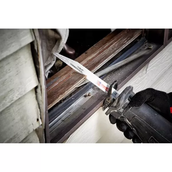 Milwaukee 6 in. 7/11 Teeth per in. WRECKER Demolition Mutli-Material Cutting SAWZALL Reciprocating Saw Blades (25 Pack)