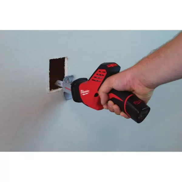 Milwaukee 4 in. 6 Teeth Per in.  Plaster/Drywall Cutting HACKZALL Reciprocating Saw Blades (5 Pack)