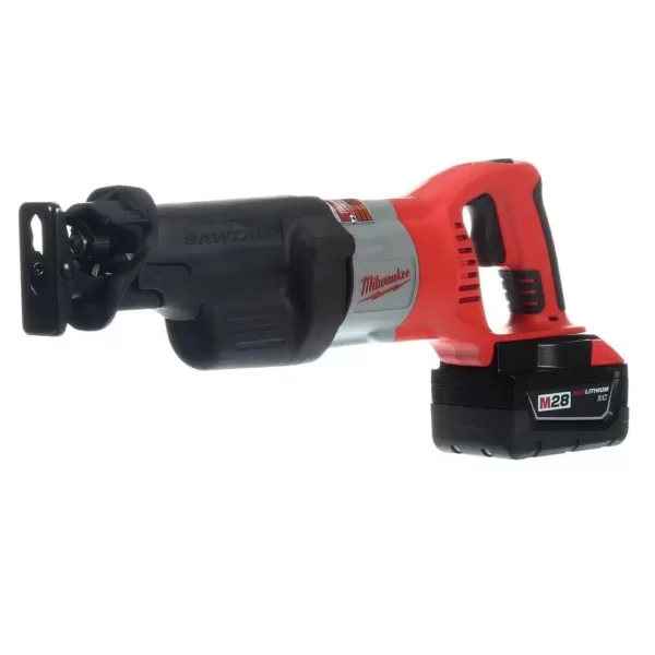 Milwaukee M28 28-Volt Lithium-Ion SAWZALL Cordless Reciprocating Saw Kit w/(2) 3.0Ah Batteries, Charger, Hard Case