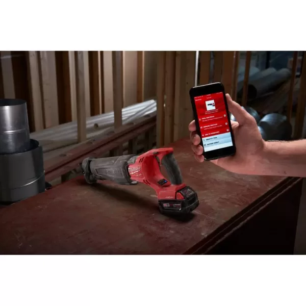 Milwaukee M18 FUEL ONE-KEY 18-Volt Lithium-Ion Brushless Cordless SAWZALL Reciprocating Saw Kit with Two 9.0Ah Batteries