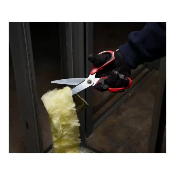 Milwaukee Jobsite Straight Scissors with Iron Carbide Blades