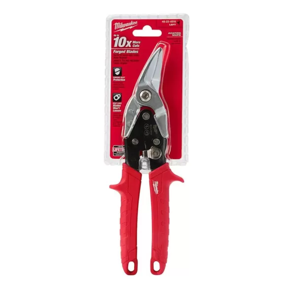 Milwaukee 10 in. Left-Cut Aviation Snips