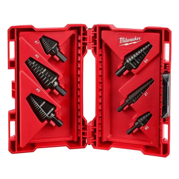 Milwaukee Black Oxide Step Drill Bit Set (6-Piece)