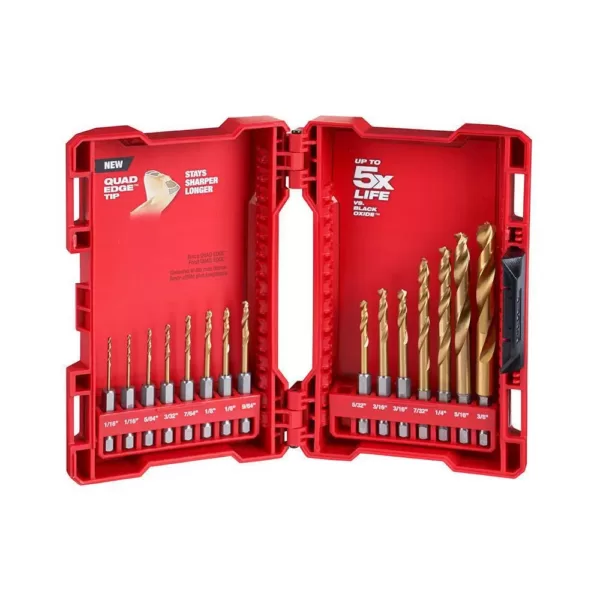 Milwaukee SHOCKWAVE IMPACT DUTY Titanium Drill Bit Set and Driver Bit Set (60-Piece)