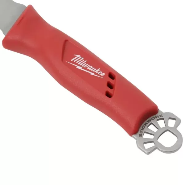 Milwaukee Lineman's Hawkbill Knife with STICKWORK 3-in-1 Ring