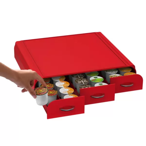 Mind Reader Anchor 36-Capacity Red K-Cup Storage Drawer