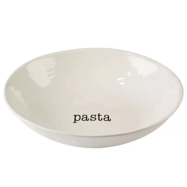 Certified International It's Just Words Multi-Colored 13 in. x 3 in. Pasta Bowl