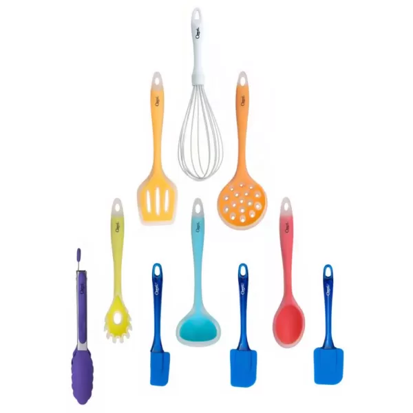 Ozeri 11-Piece All-In-One Silicone Utensil Set in Multicolor