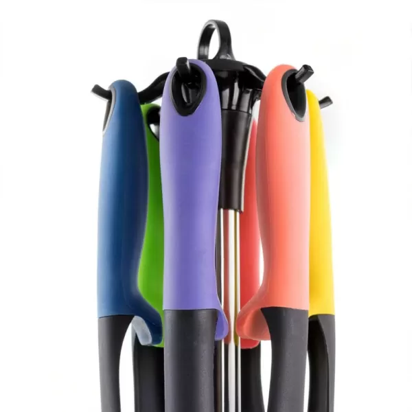 MegaChef Assorted Color Nylon Cooking Utensils (Set of 7)