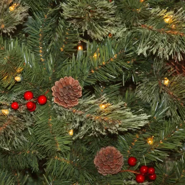 National Tree Company 9 ft. Unlit Cashmere Artificial Garland with Pinecones and Red Berries