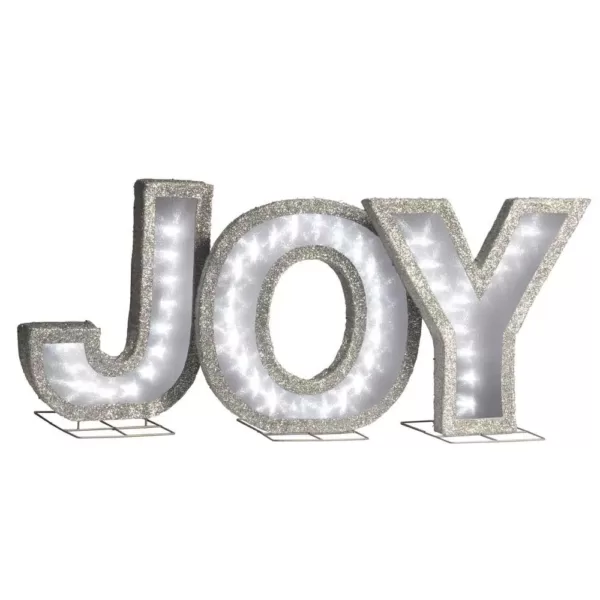 National Tree Company 18.5 in. JOY Sign with LED Lights