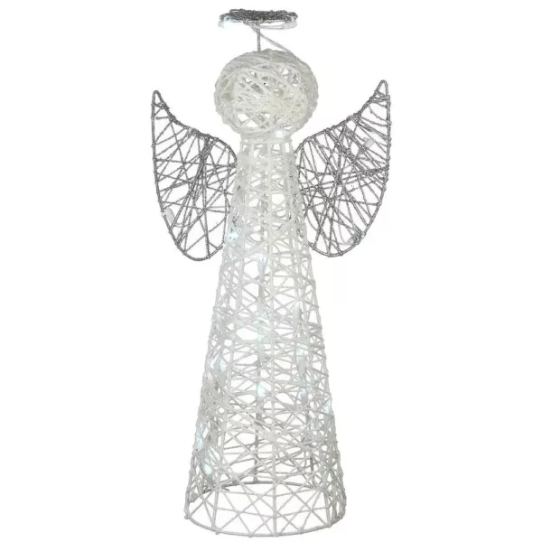 National Tree Company 24 in. Pre-Lit Angel Cone Tree