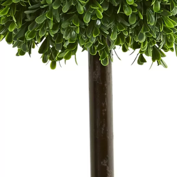 Nearly Natural 2.5 ft. UV Resistant Indoor/Outdoor Boxwood Ball Artificial Topiary Tree