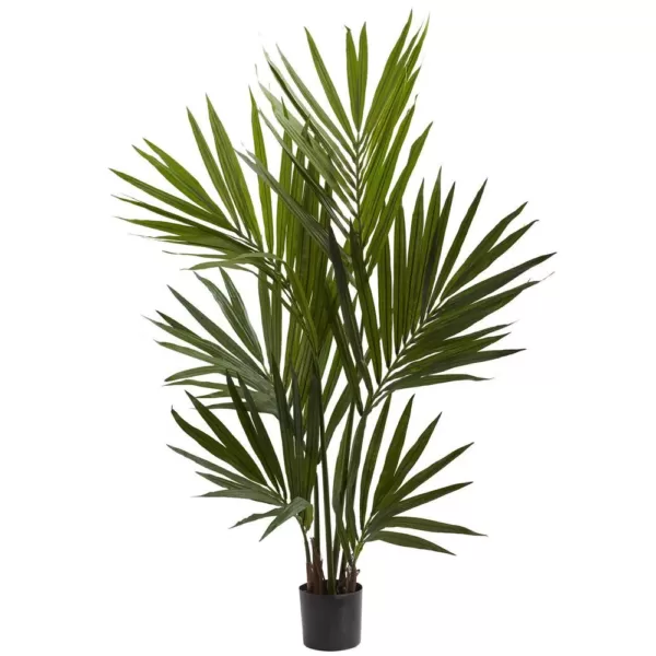 Nearly Natural 4 ft. Kentia Palm Silk Tree