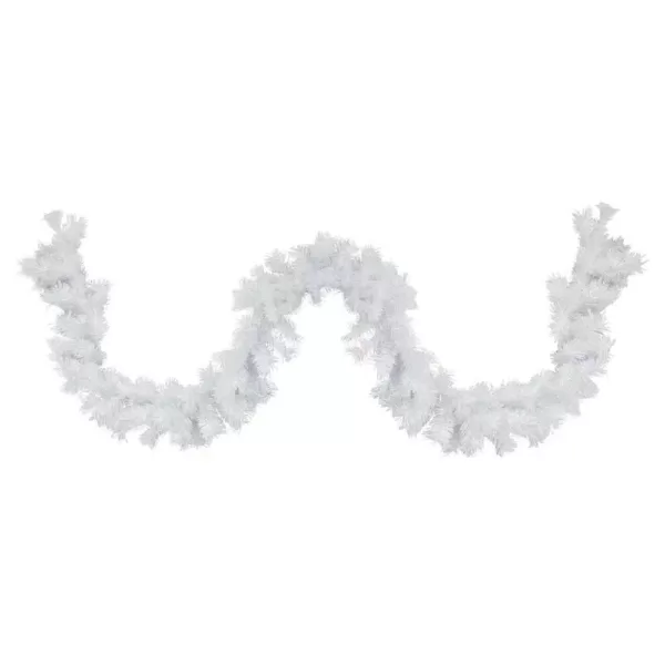 Northlight 9 ft. x 10 in. Spruce Artificial Christmas Garland, Icy White