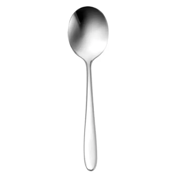 Oneida Mascagni II Silver 18/0 Stainless Steel Round Bowl Soup Spoon (12-Pack)