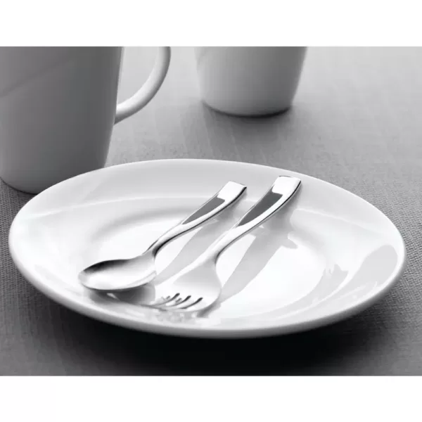 Oneida Tidal 18/0 Stainless Steel Round Bowl Soup Spoons (Set of 12)