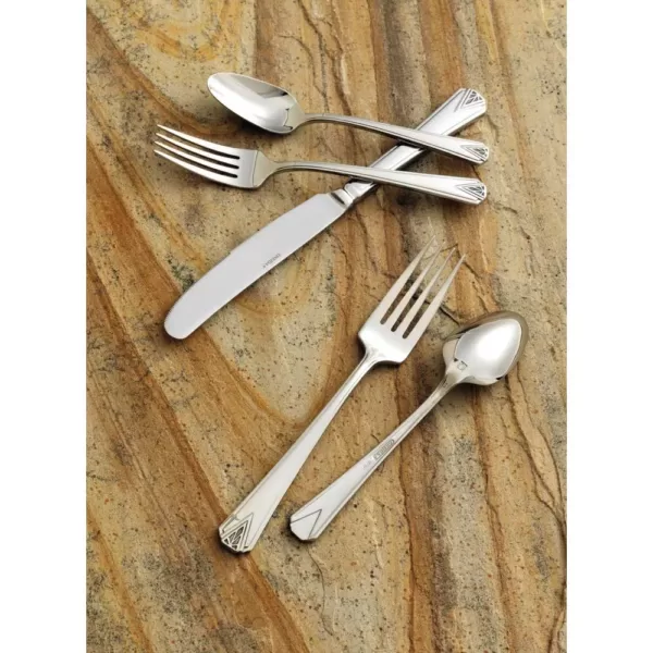 Oneida Deauville 18/10 Stainless Steel Salad/Dessert Forks (Set of 12)