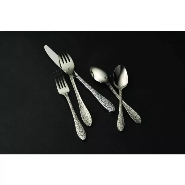 Oneida Ivy Flourish 18/10 Stainless Steel Tablespoon/Serving Spoons (Set of 12)