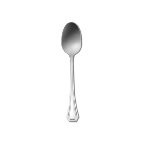 Oneida Lido Stainless Steel Silverplated Teaspoons, European Size (Set of 12)