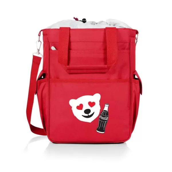 ONIVA 36 oz. Red-Emoji Design Coca-Cola Activo Tote Cooler