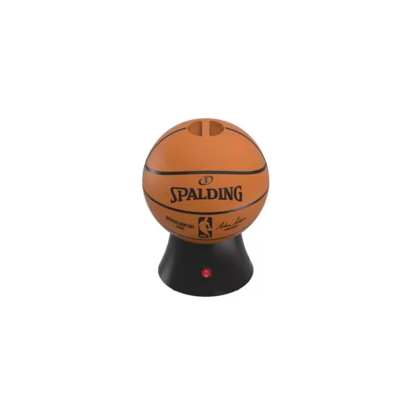 Uncanny Brands Kernel Capacity 3 oz. Orange and Black NBA/Spalding Hot-Air Popcorn Maker