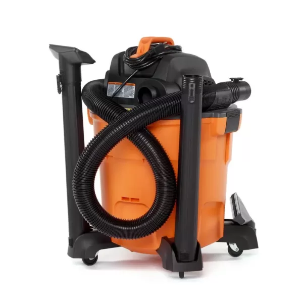 RIDGID 12 Gal. 5.0-Peak HP NXT Wet/Dry Shop Vacuum with Filter, Hose, Accessories, OSHA and HEPA Filtration Kit