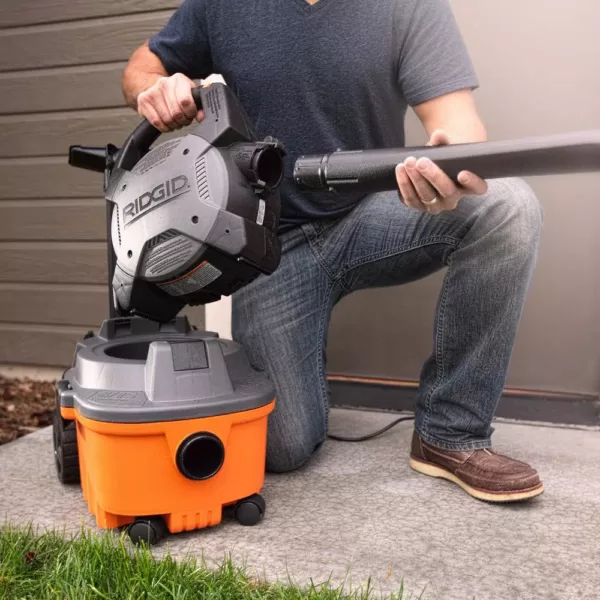 RIDGID 4 Gal. 6.0-Peak HP Wet Dry Vac with Detachable Blower