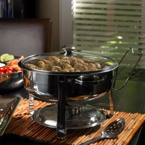 Oster Sangerfield 4.5 Qt. 6-Piece Stainless Steel Chafing Dish Set