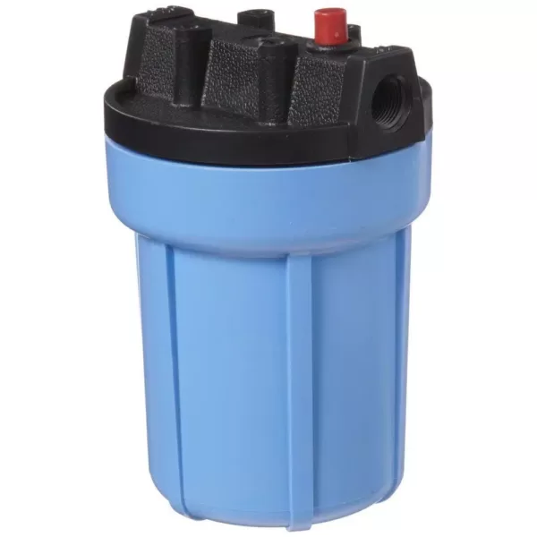 Pentek 158002 3/8 in. #5 Water Filter Housing with Pressure Release - Blue/Black