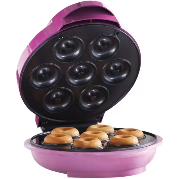 Brentwood Appliances 750 W Pink Electric Food Maker (Mini Donut Maker) Nonstick