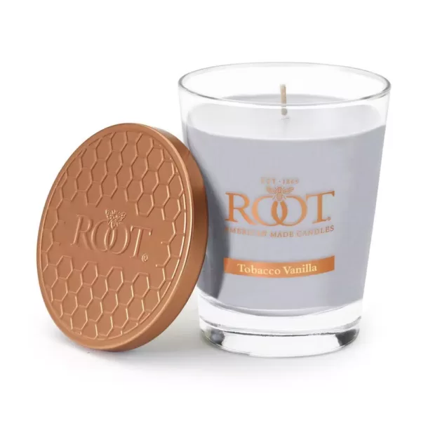 ROOT CANDLES Veriglass Tobacco Vanilla Scented Filled Jar Candle