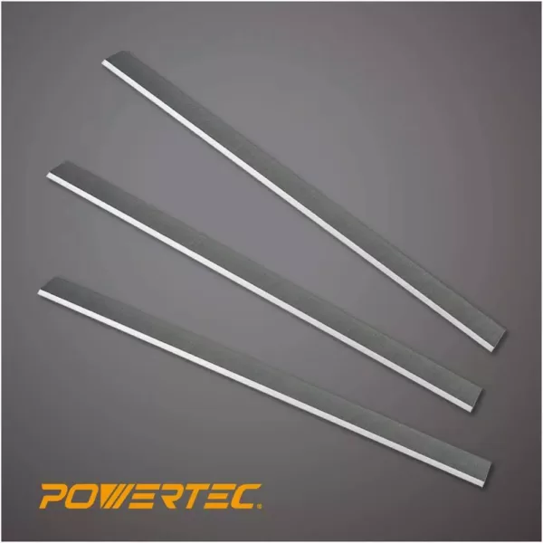 POWERTEC 15 in. High-Speed Steel Planer Knives for JET 708529G JWP-15CS JWP-15HO (Set of 3)