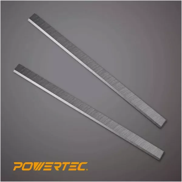 POWERTEC 12-1/2 in. x 3/4 in. x 1/8 in. High-Speed Steel Planer Knives (Set of 2)