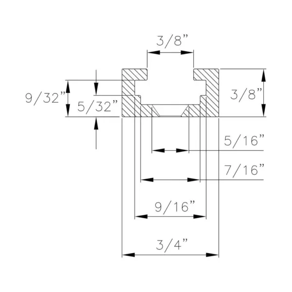 POWERTEC 36 in. Universal T-Track (2-Pack)