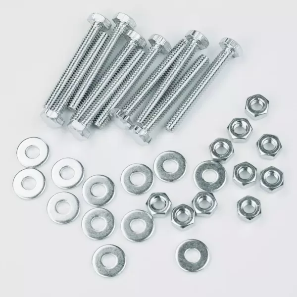 POWERTEC 1/4 in. 20 x 2 in. Hardware Kit (10-Pack)