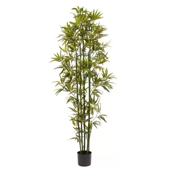 Pure Garden 72 in. Artificial Bamboo Plant with Pot