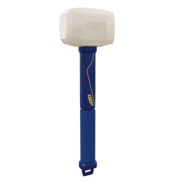 QEP 16 oz. Pro Rubber Floor Mallet with 11.5 in. Plastic Handle